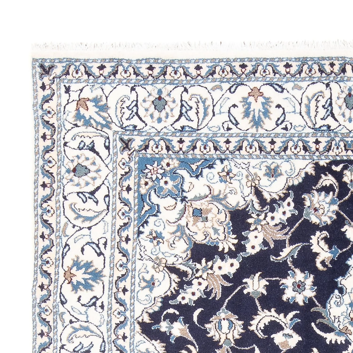 Perserteppich - Nain - 235 x 167 cm - dunkelblau - Image 3