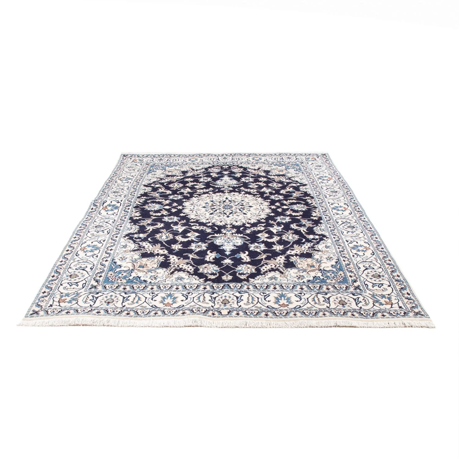 Perserteppich - Nain - 235 x 167 cm - dunkelblau - Image 5