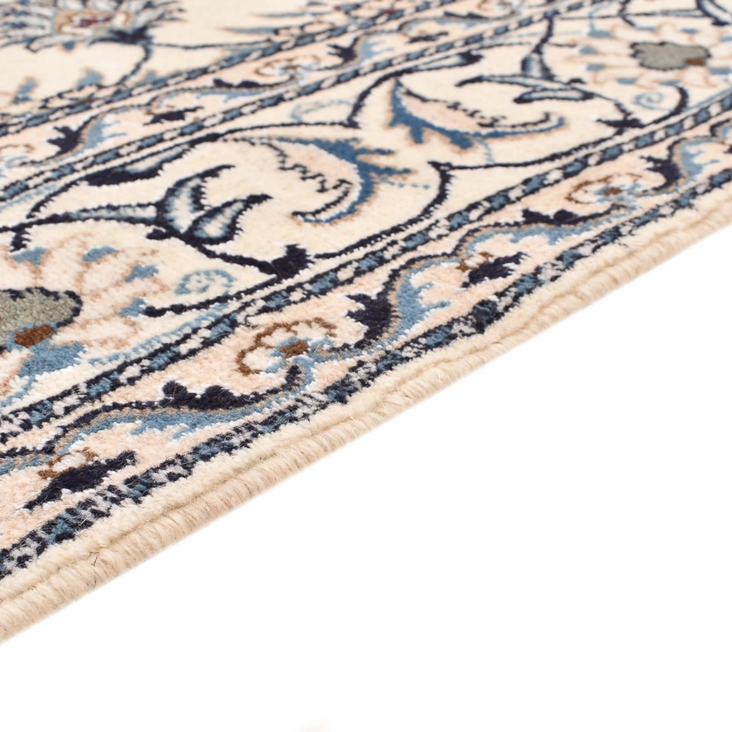 Perserteppich - Nain - 236 x 164 cm - hellbeige - Image 3