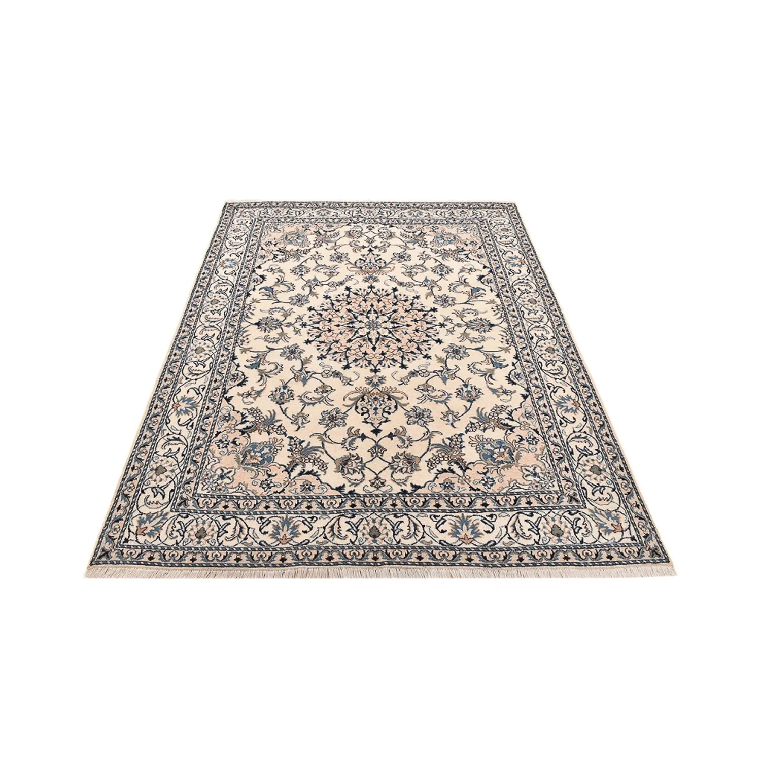 Perserteppich - Nain - 236 x 164 cm - hellbeige - Image 5