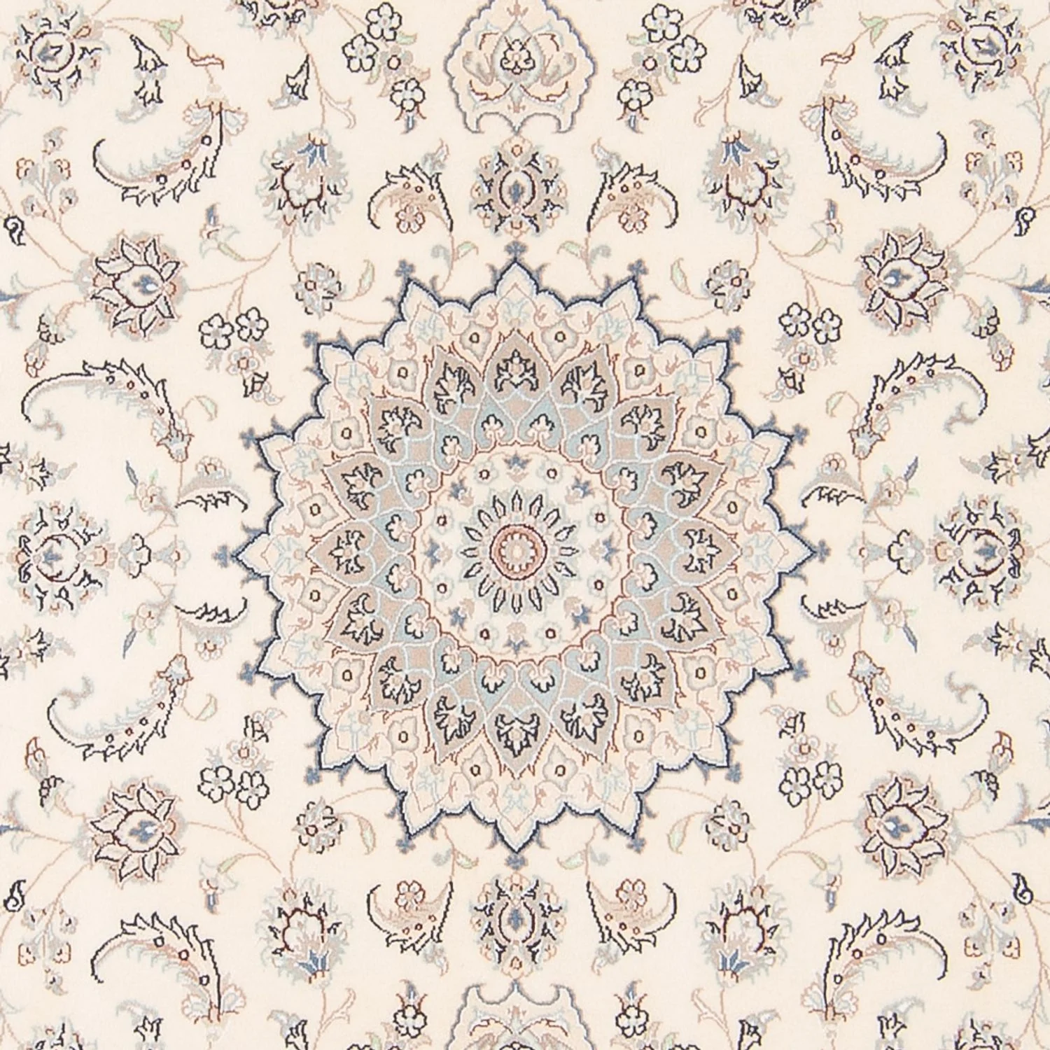 Perserteppich - Nain - 236 x 170 cm - beige - Image 2