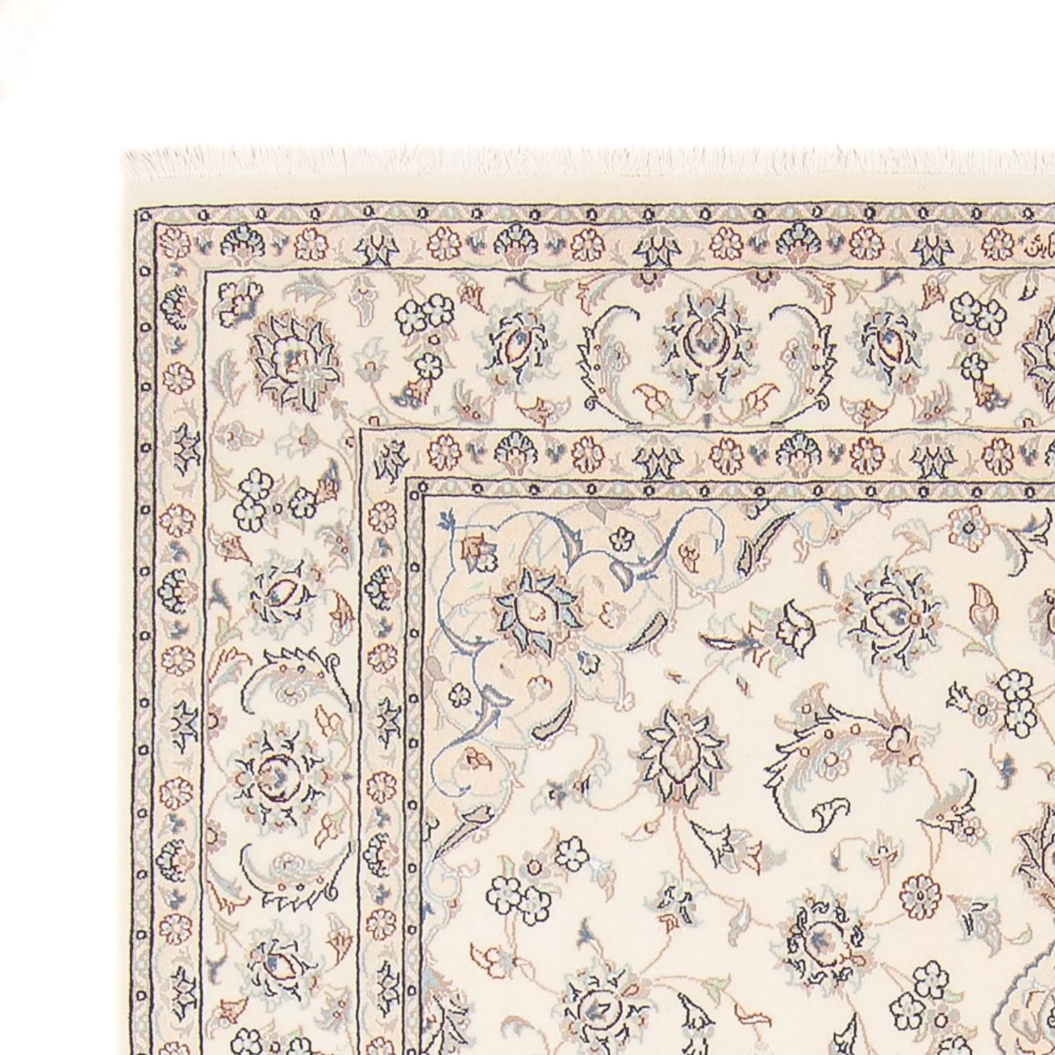 Perserteppich - Nain - 236 x 170 cm - beige - Image 3