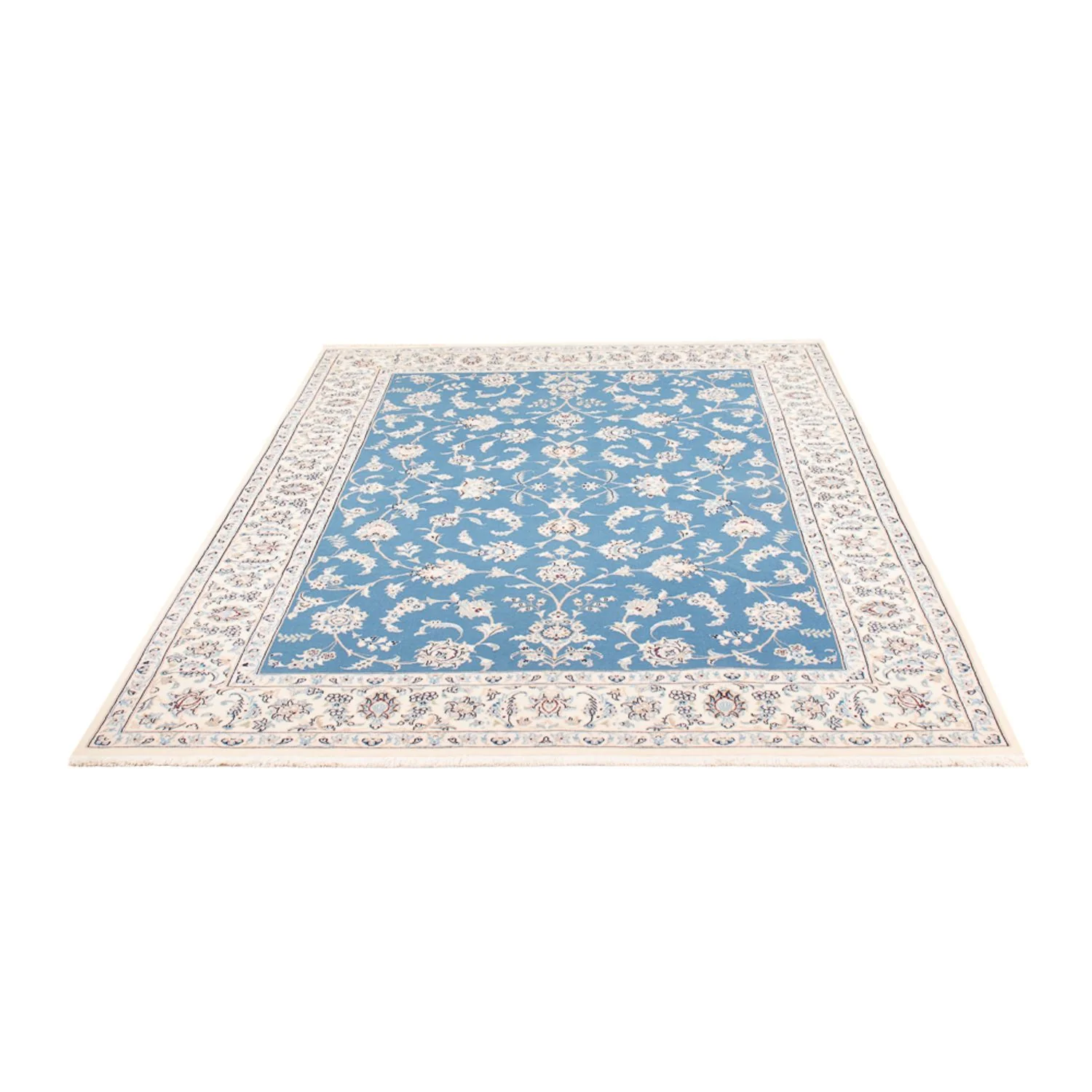 Perserteppich - Nain - 237 x 170 cm - blau - Image 5