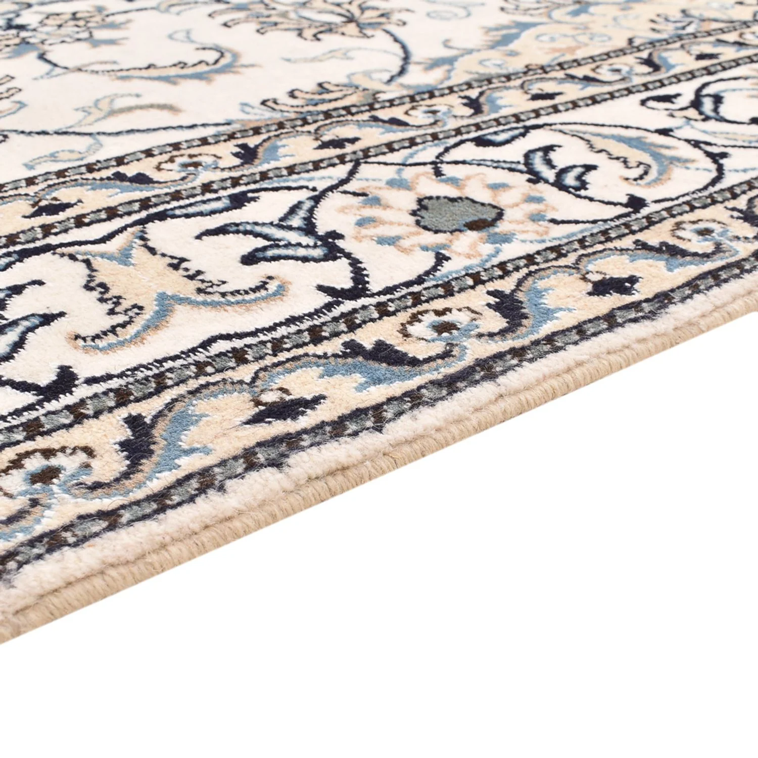 Perserteppich - Nain - 239 x 171 cm - hellbeige - Image 3