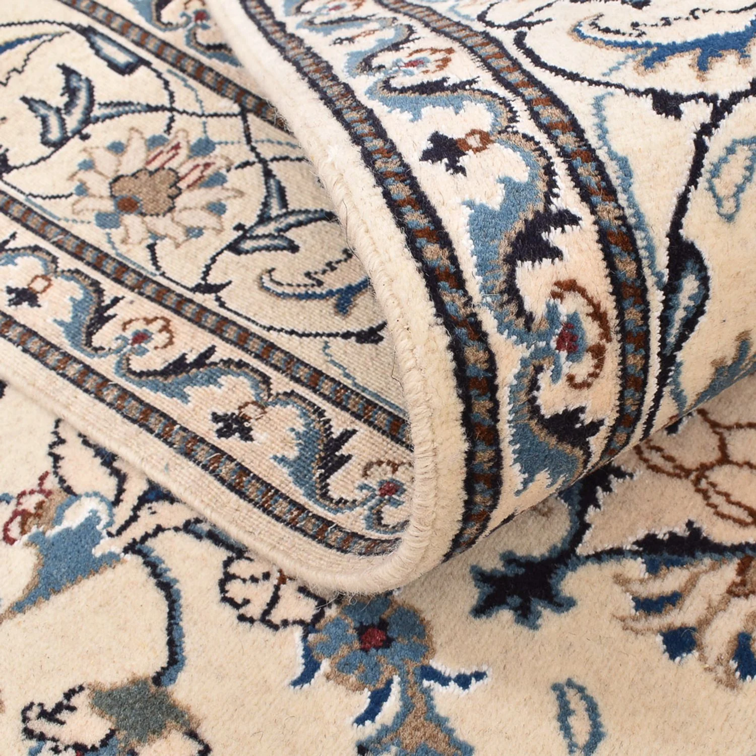 Perserteppich - Nain - 241 x 170 cm - hellbeige - Image 4