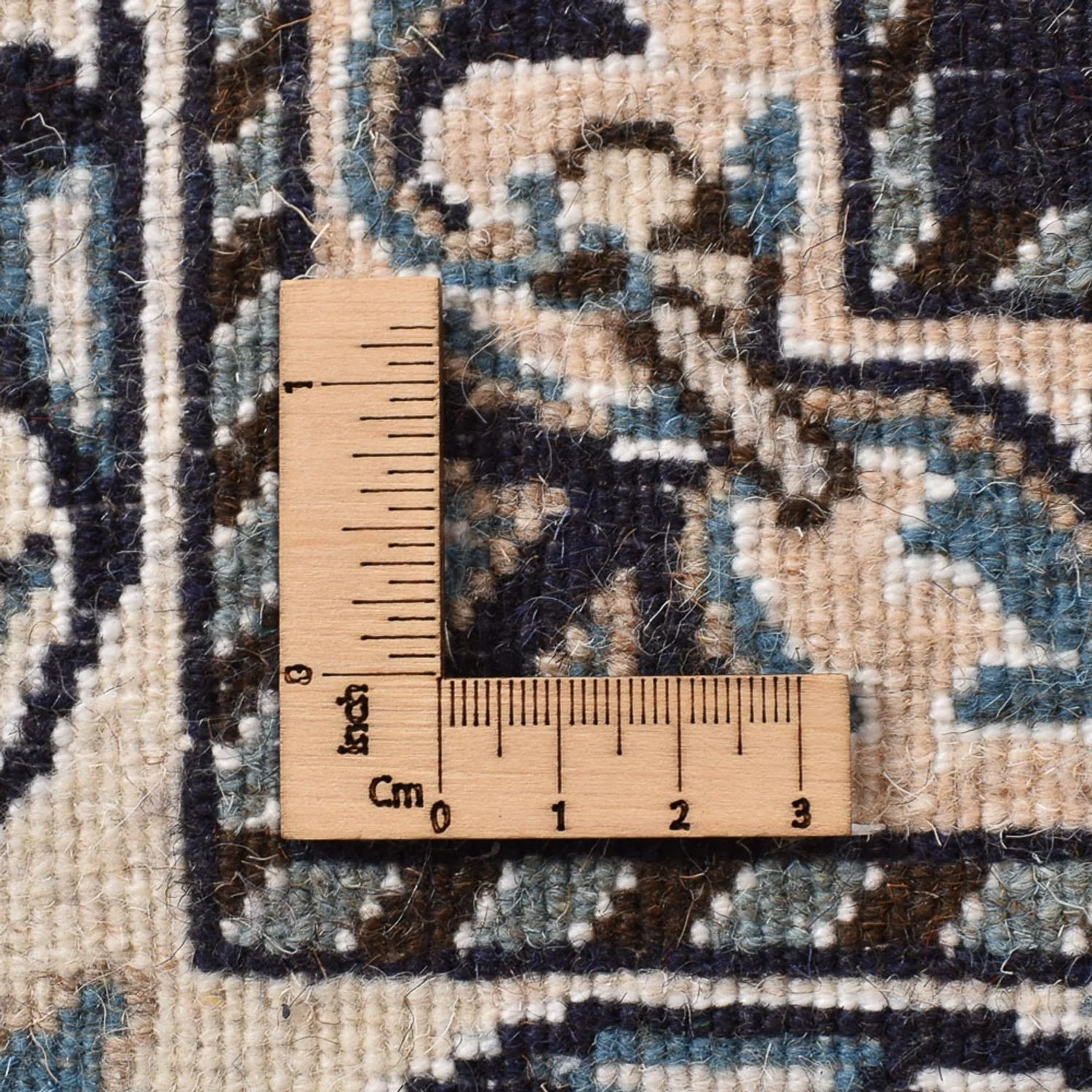 Perserteppich - Nain - 242 x 165 cm - dunkelblau - Image 6