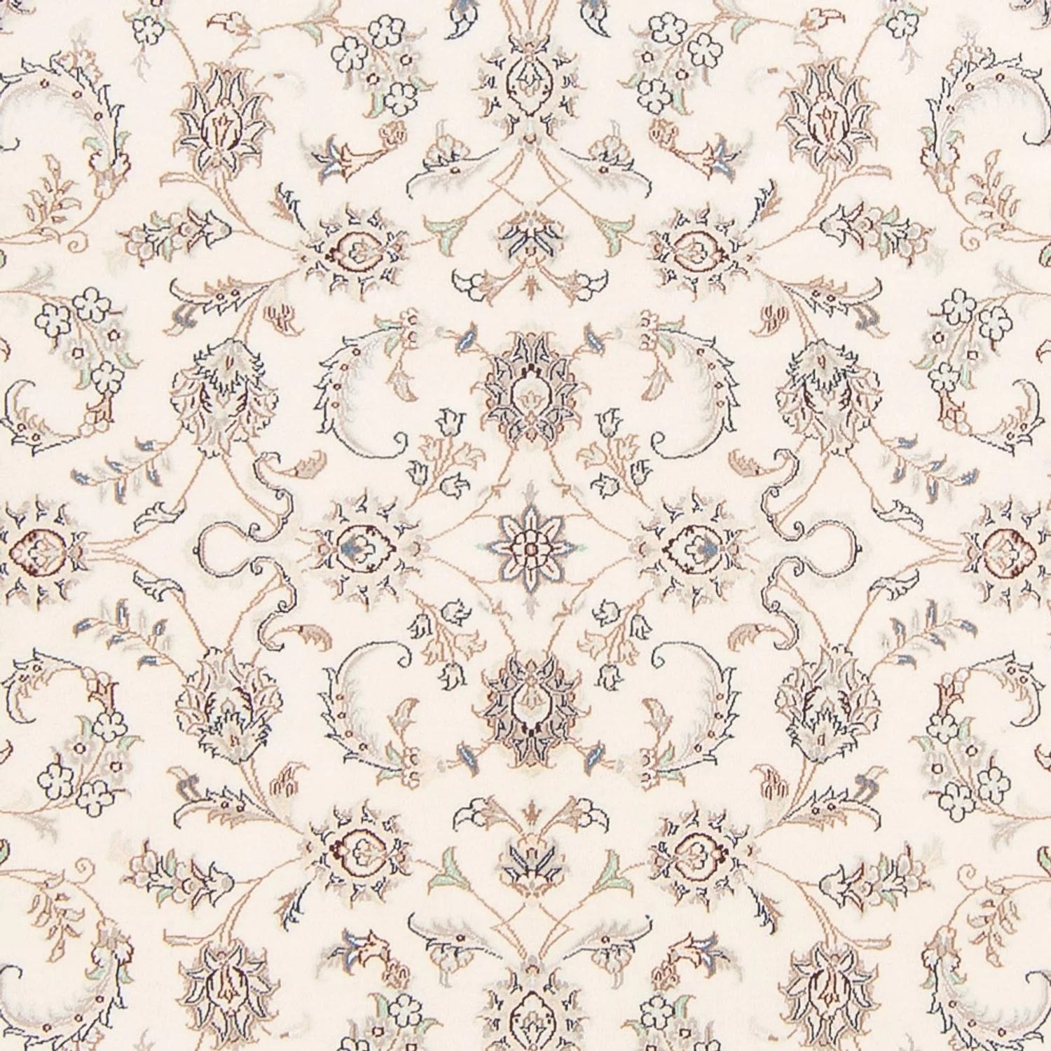 Perserteppich - Nain - 242 x 171 cm - creme - Image 2