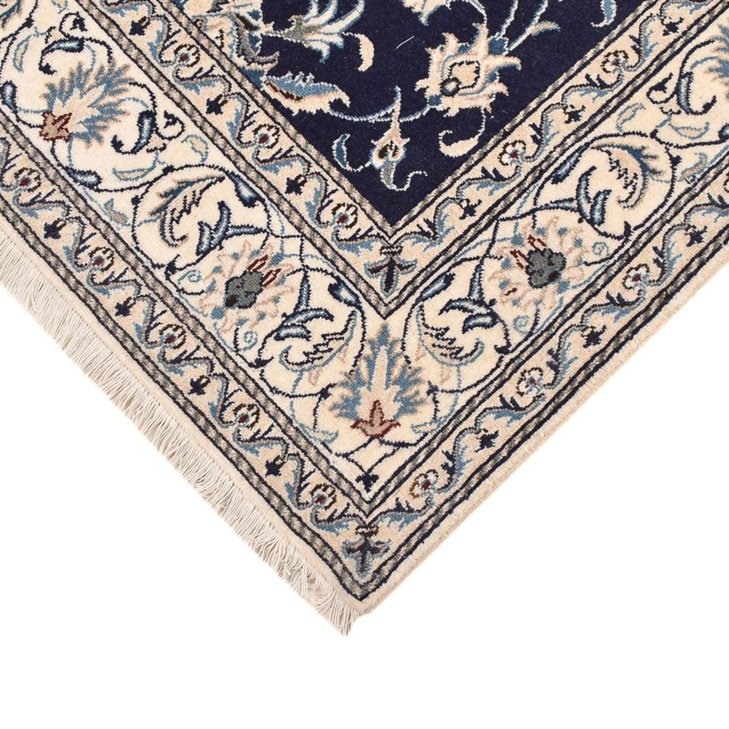 Perserteppich - Nain - 245 x 167 cm - dunkelblau - Image 2