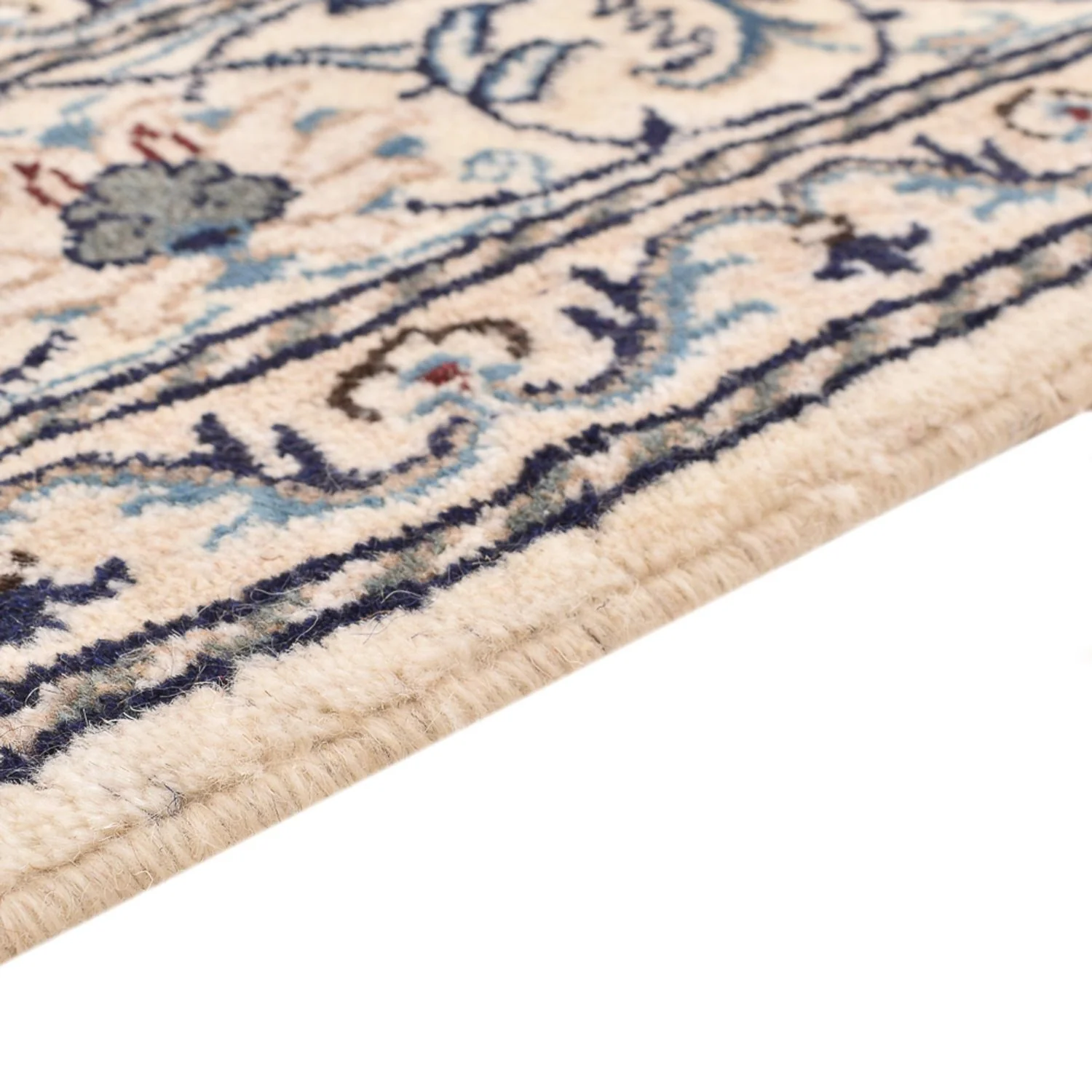 Perserteppich - Nain - 245 x 167 cm - dunkelblau - Image 3
