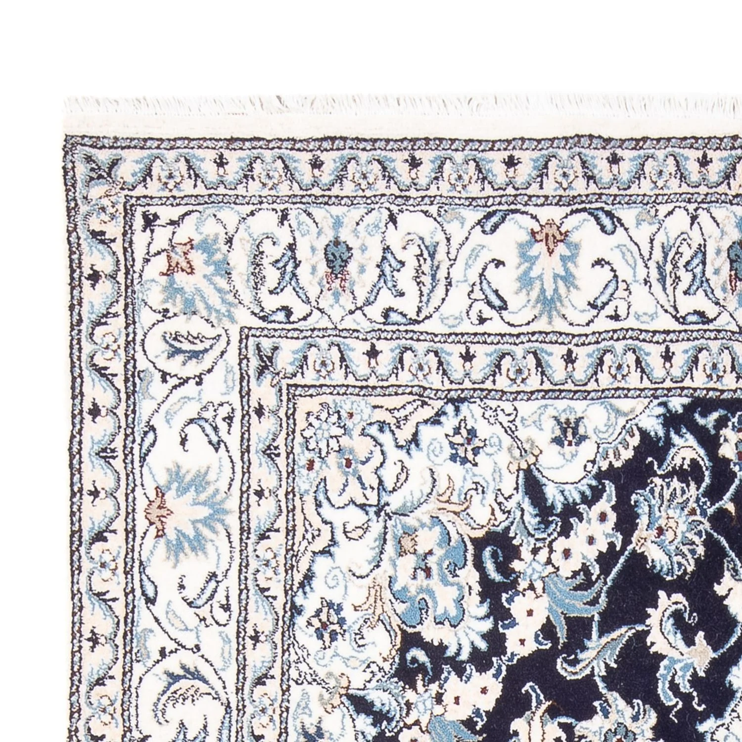 Perserteppich - Nain - 249 x 166 cm - dunkelblau - Image 3