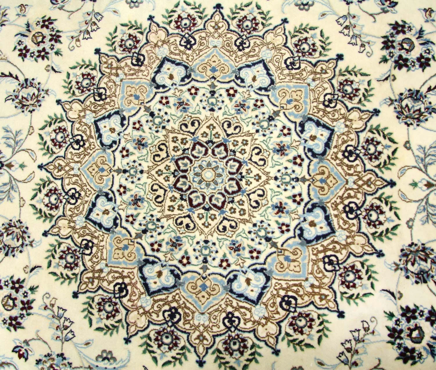 Perserteppich - Nain 250 x 250 cm Runder Teppich - Image 2