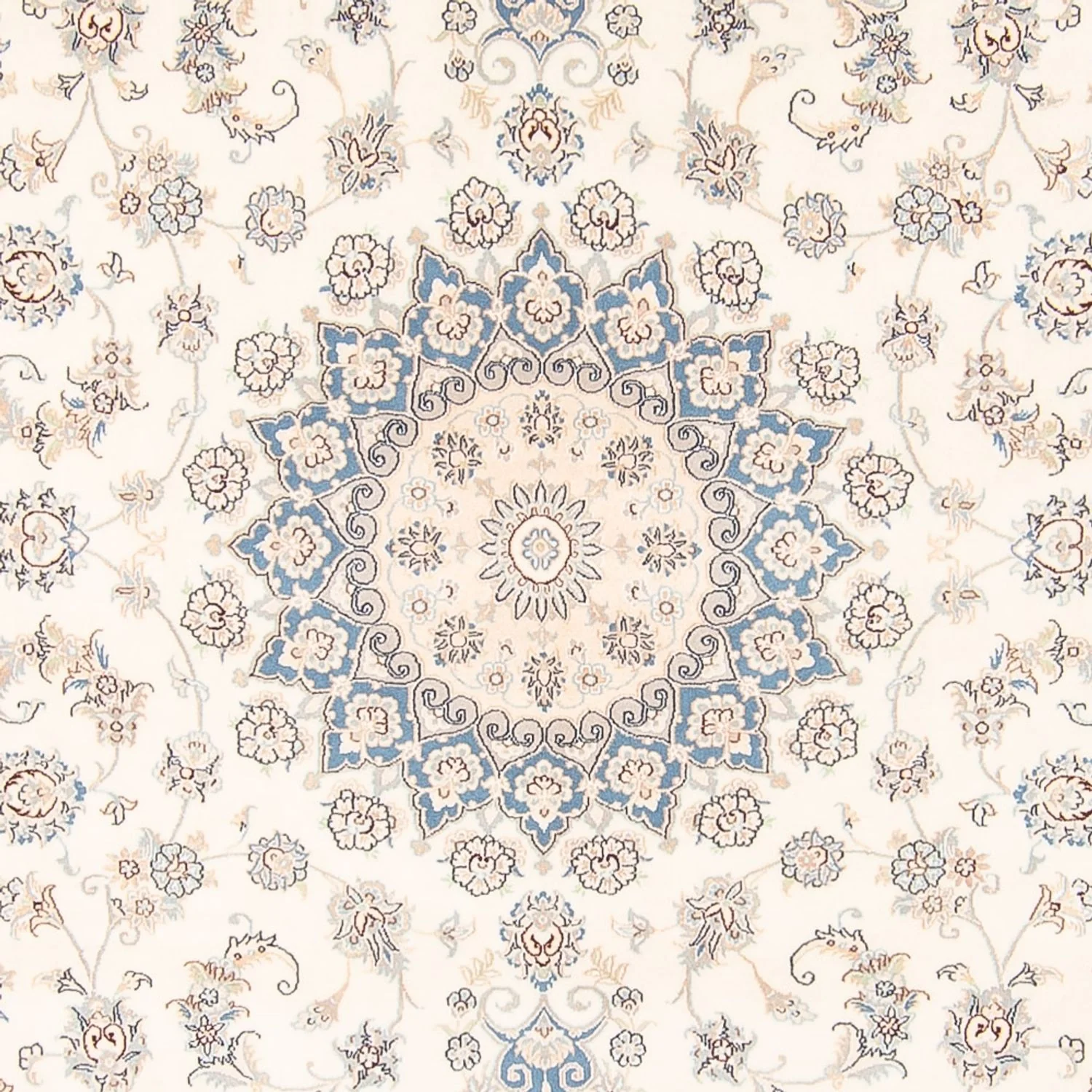 Perserteppich - Nain - 258 x 224 cm - creme - Image 2