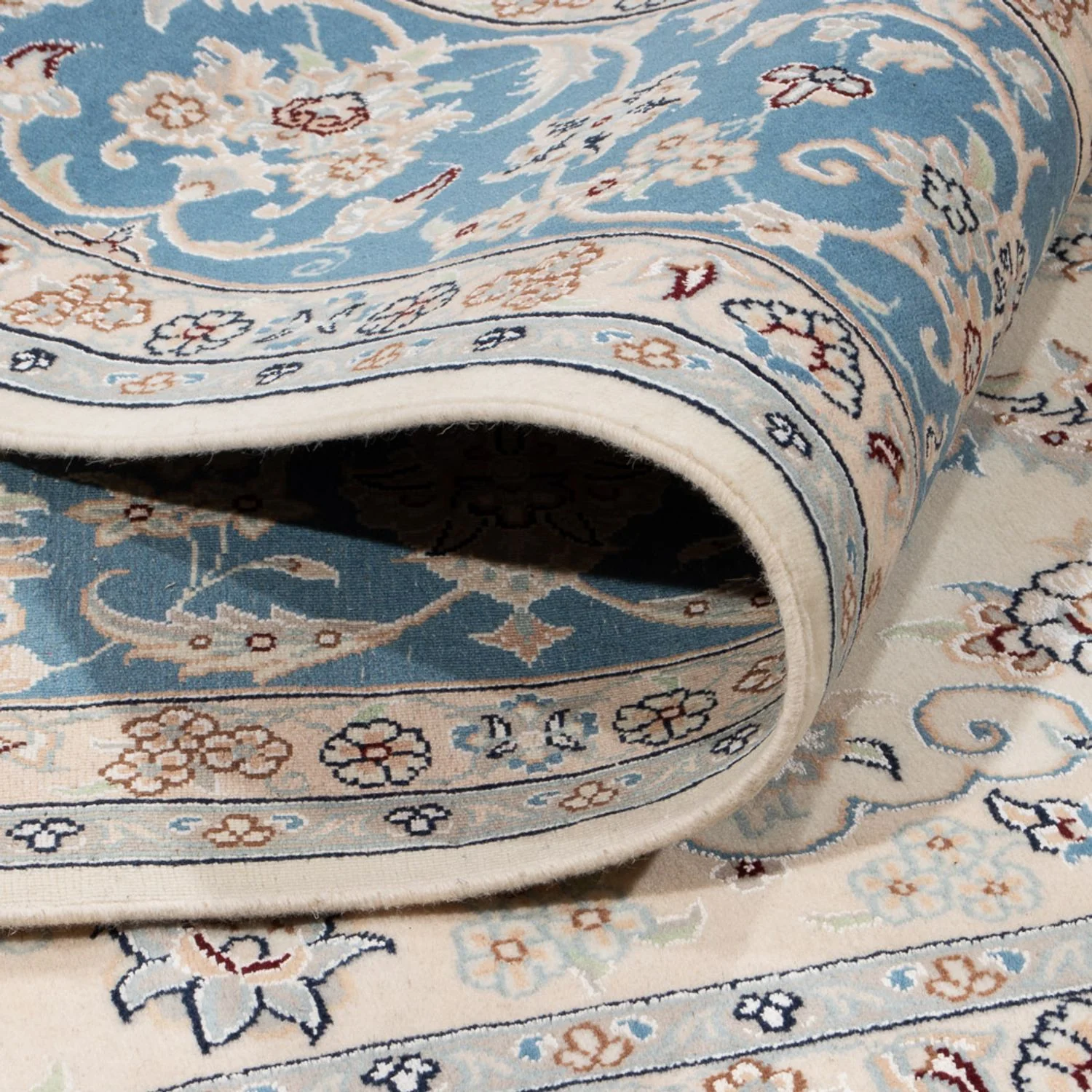 Perserteppich - Nain - 258 x 224 cm - creme - Image 4