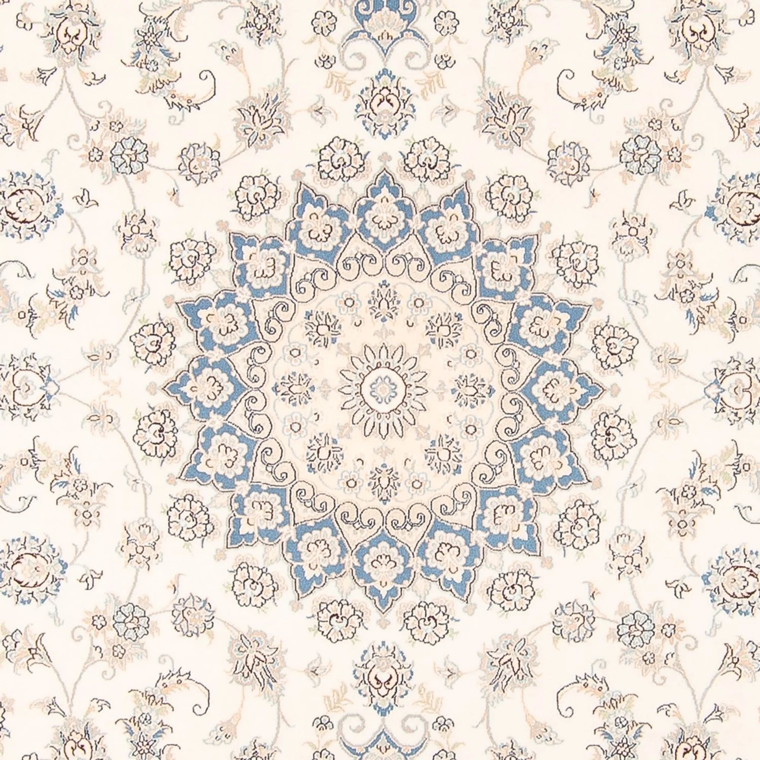 Perserteppich - Nain - 260 x 226 cm - creme - Image 2
