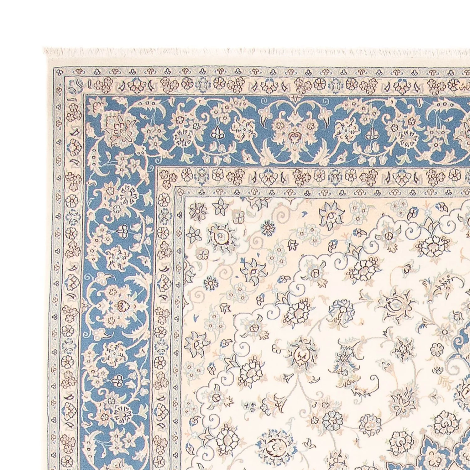 Perserteppich - Nain - 260 x 226 cm - creme - Image 3