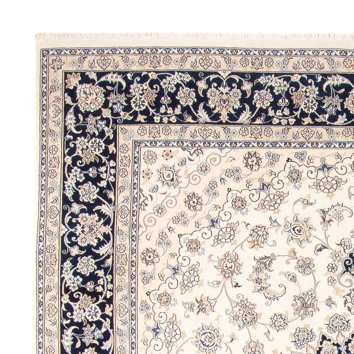 Perserteppich - Nain - 265 x 225 cm - creme - Image 3