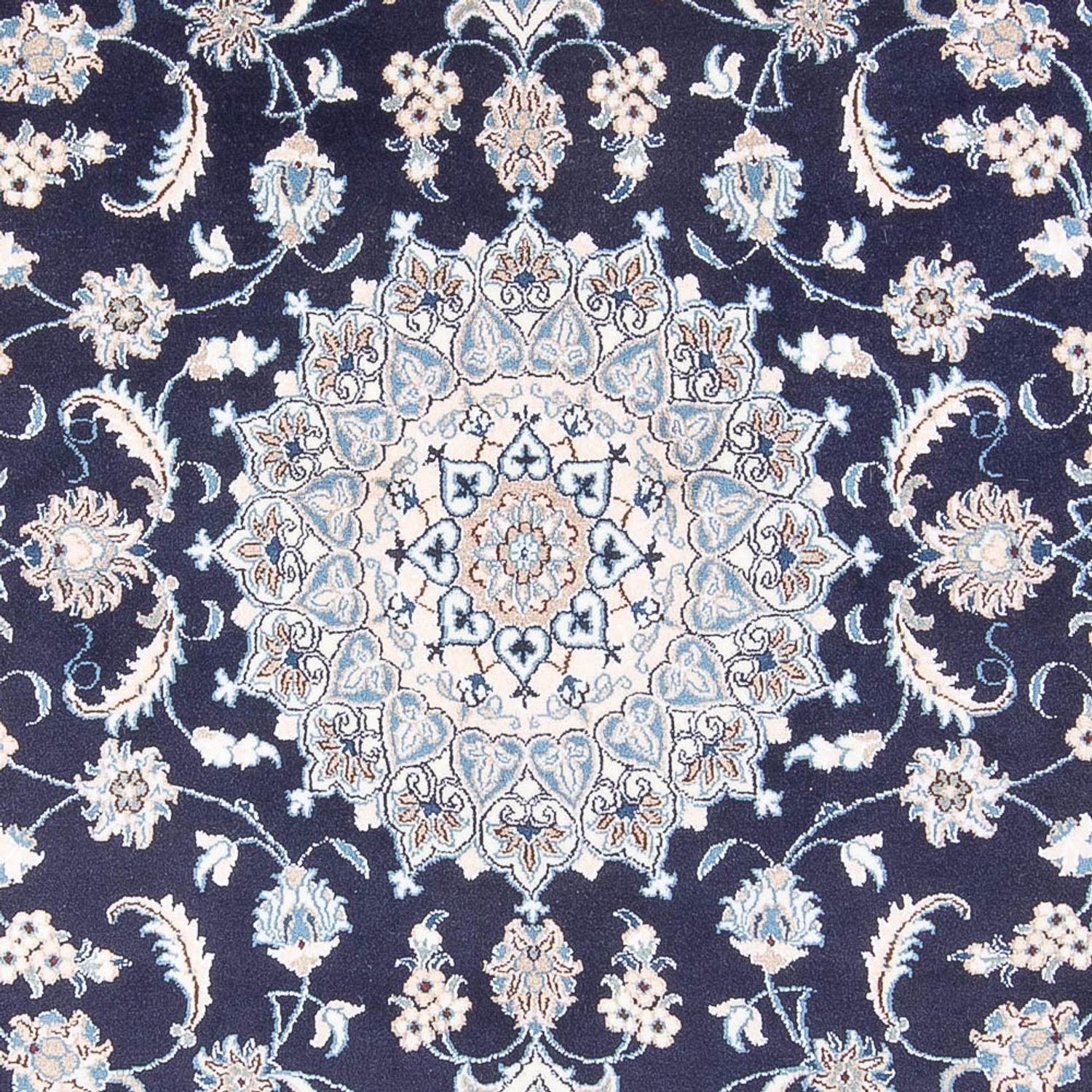 Perserteppich - Nain - 291 x 190 cm - dunkelblau - Image 2