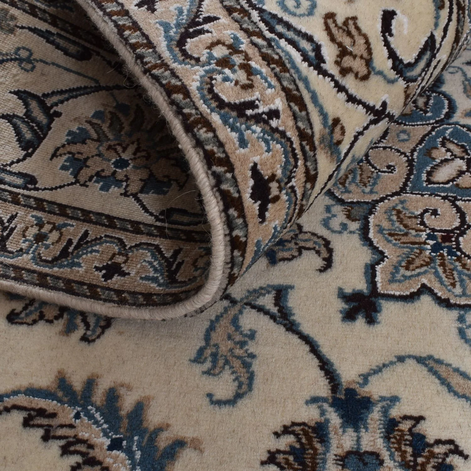 Perserteppich - Nain - 296 x 193 cm - beige - Image 4