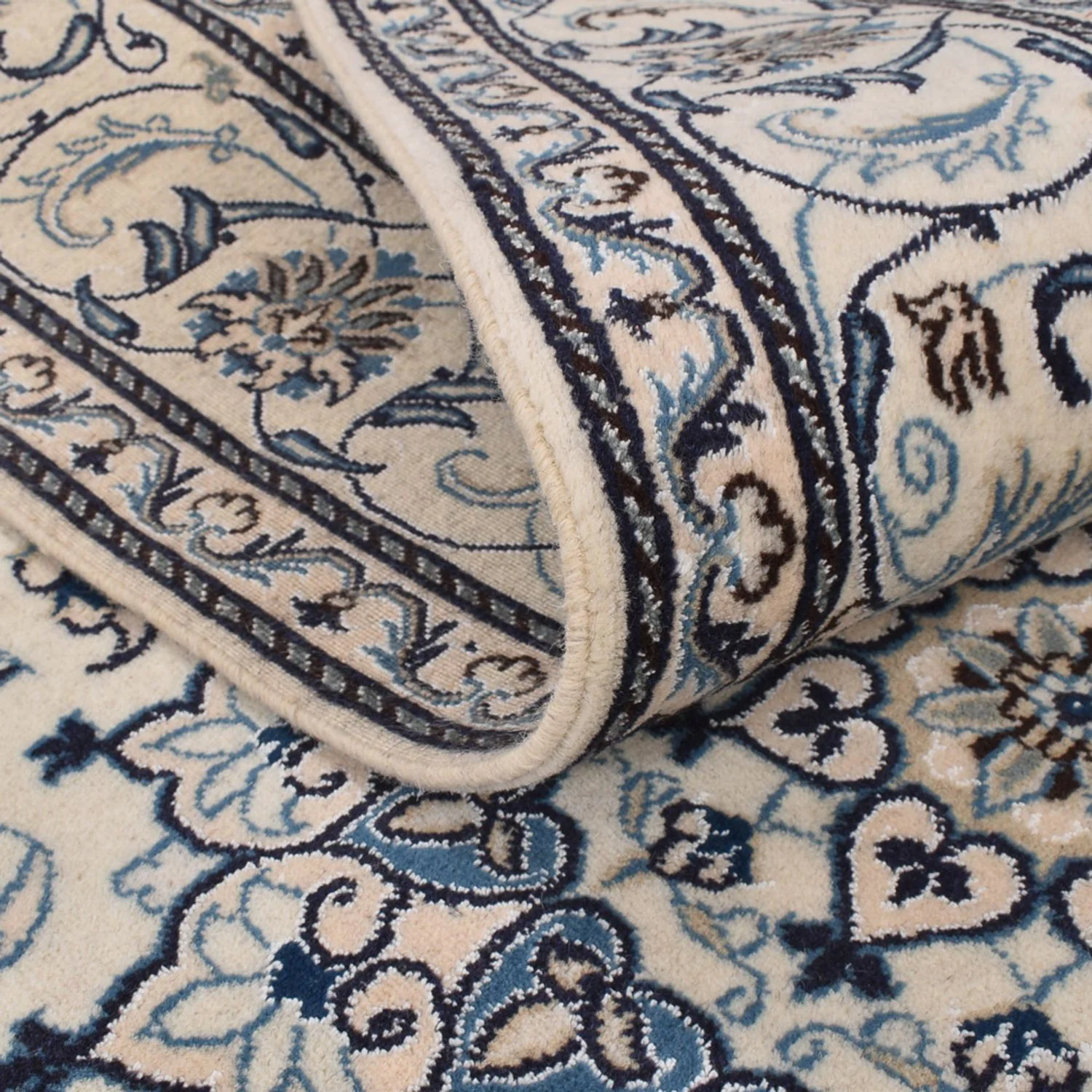 Perserteppich - Nain - 297 x 197 cm - creme - Image 4