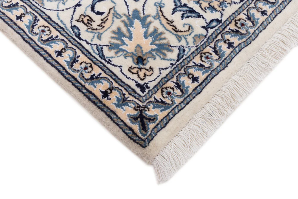 Perserteppich - Nain - 299 x 194 cm - blau - Image 6