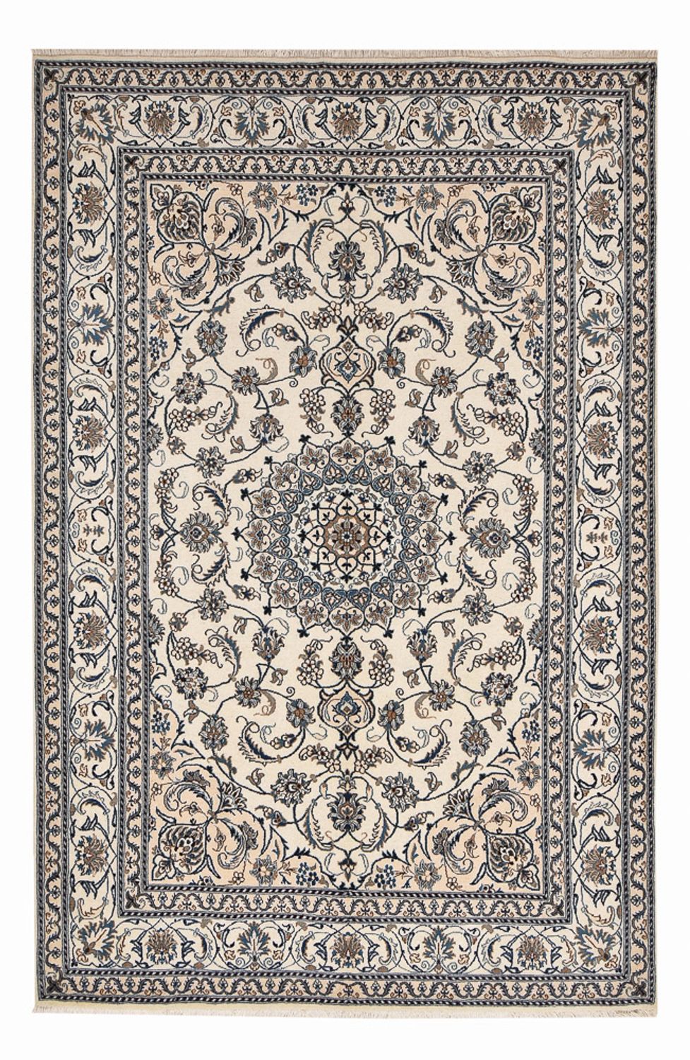 Perserteppich - Nain - 304 x 203 cm - creme