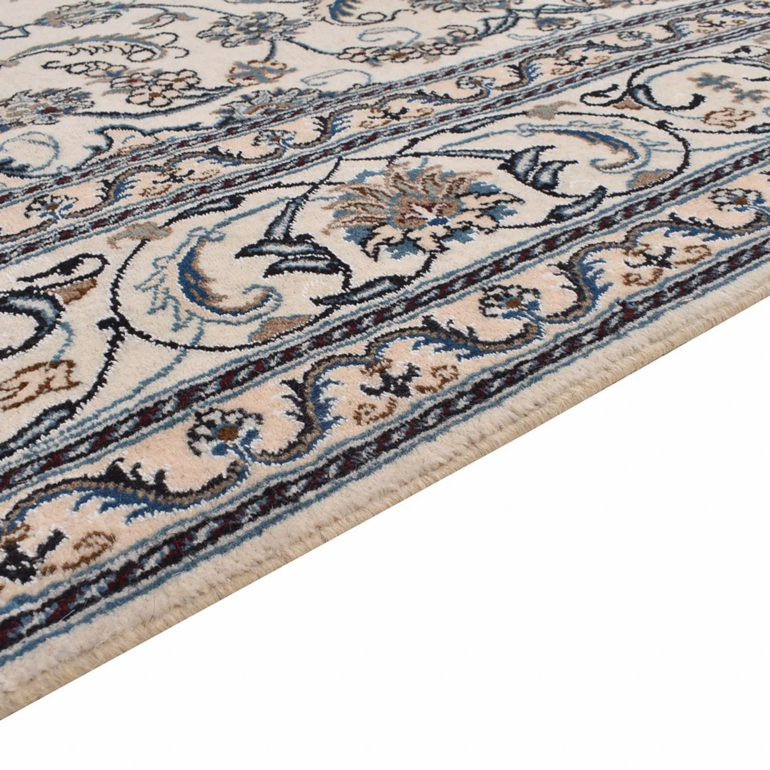 Perserteppich - Nain - 304 x 203 cm - creme - Image 3