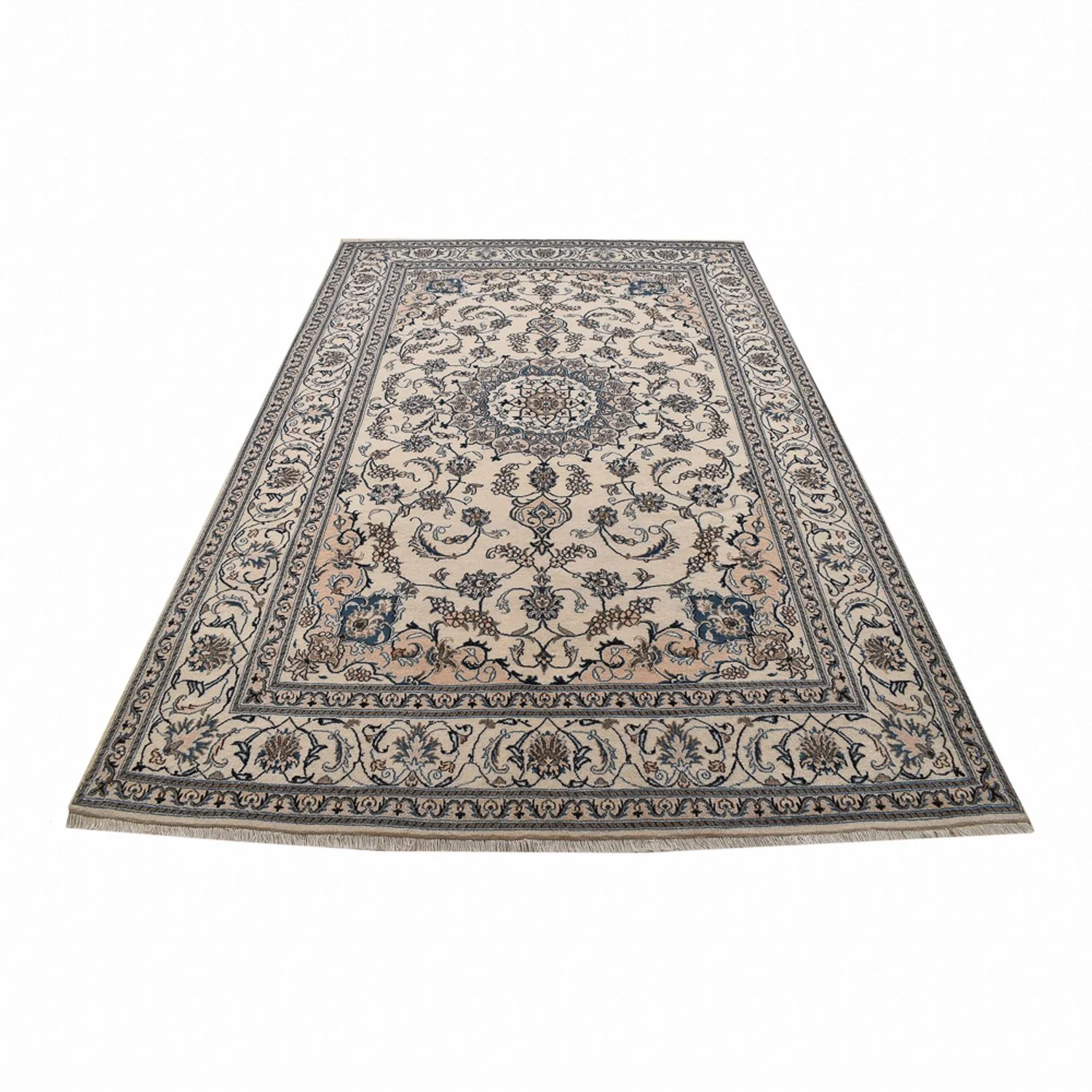 Perserteppich - Nain - 309 x 197 cm - creme - Image 5