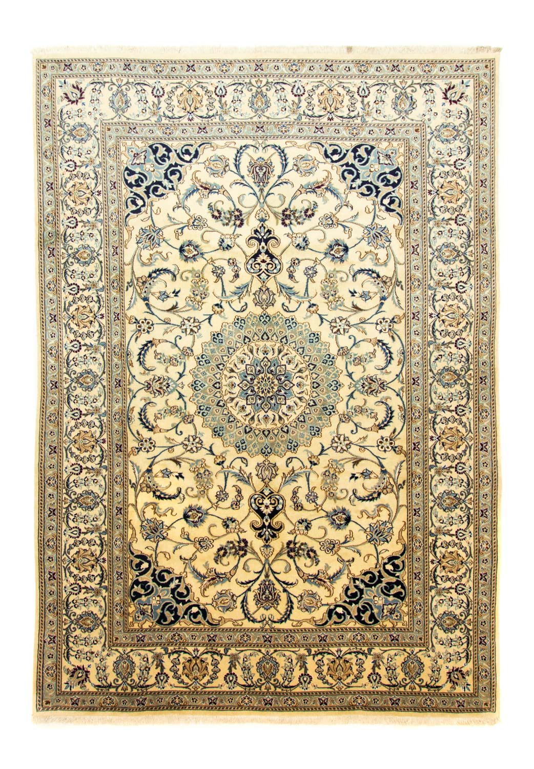 Perserteppich - Nain 339 x 239 cm - naturweiß