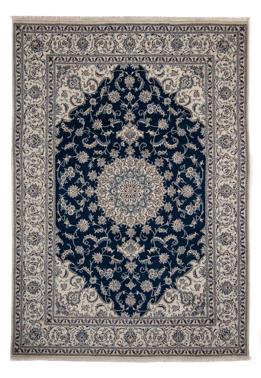 Perserteppich - Nain 345 x 244 cm - dunkelblau