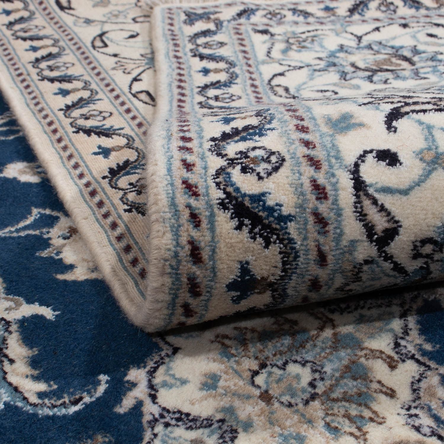 Perserteppich - Nain 345 x 244 cm - dunkelblau - Image 4