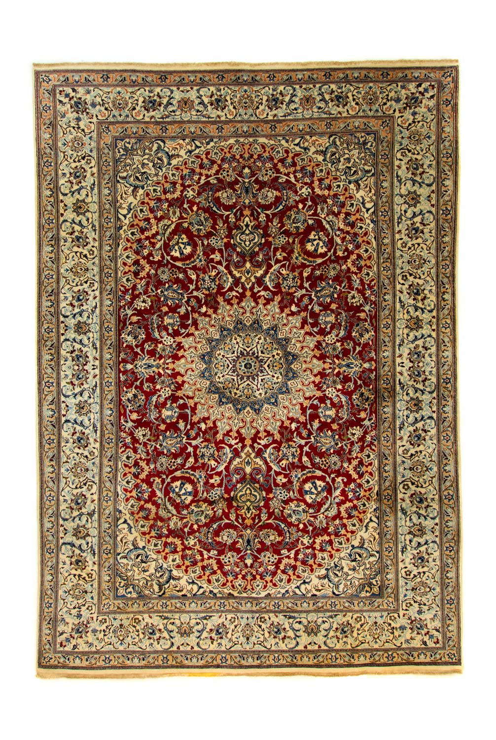 Perserteppich - Nain 356 x 244 cm - rot