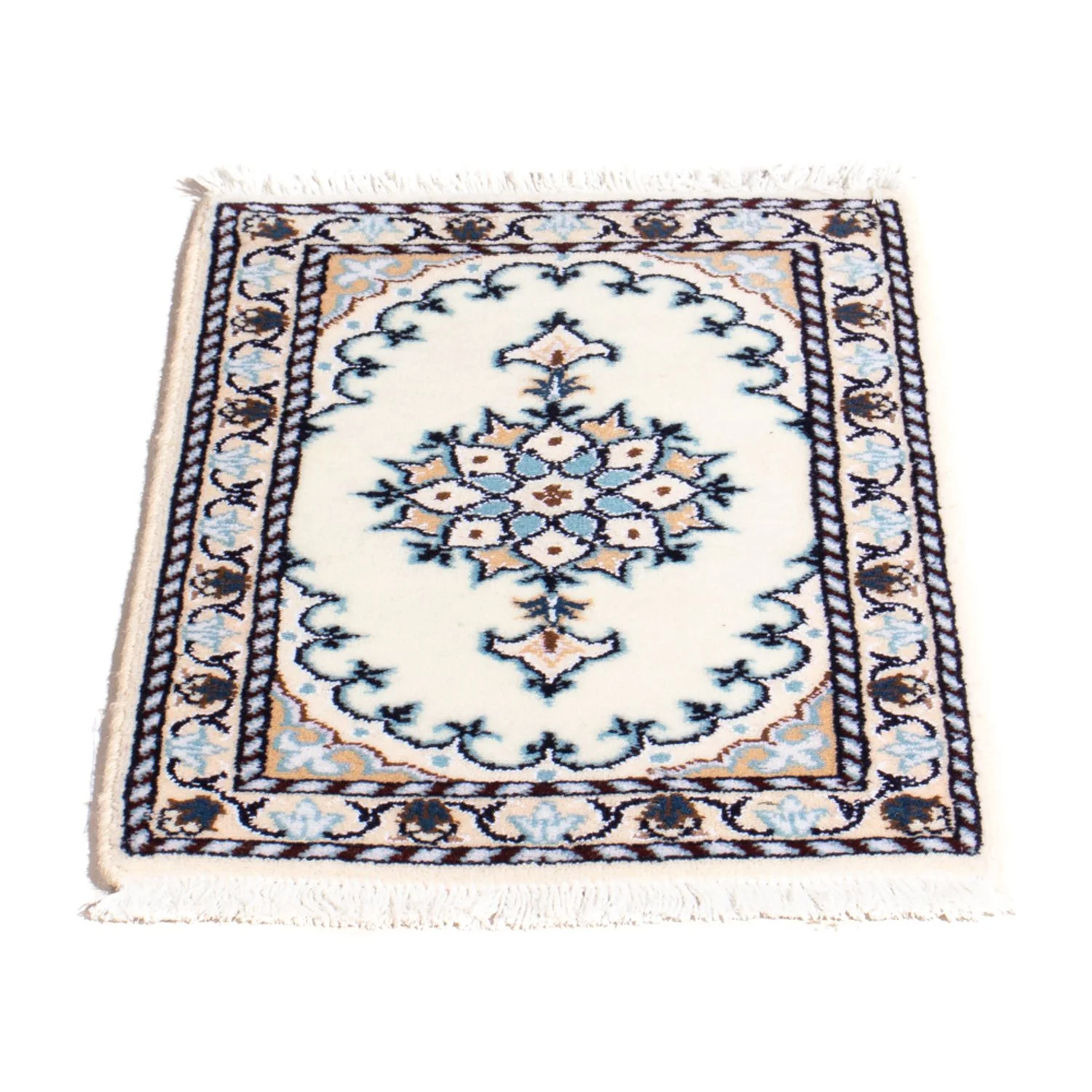 Perserteppich - Nain - 60 x 40 cm - hellblau - Image 4