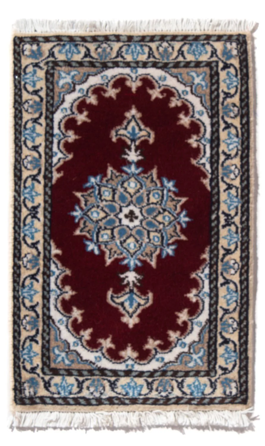 Nain - 12la Teppich 60x40cm - Perserteppich