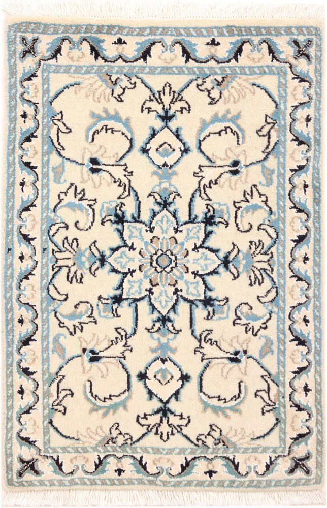 Perserteppich - Nain - 85 x 55 cm - creme