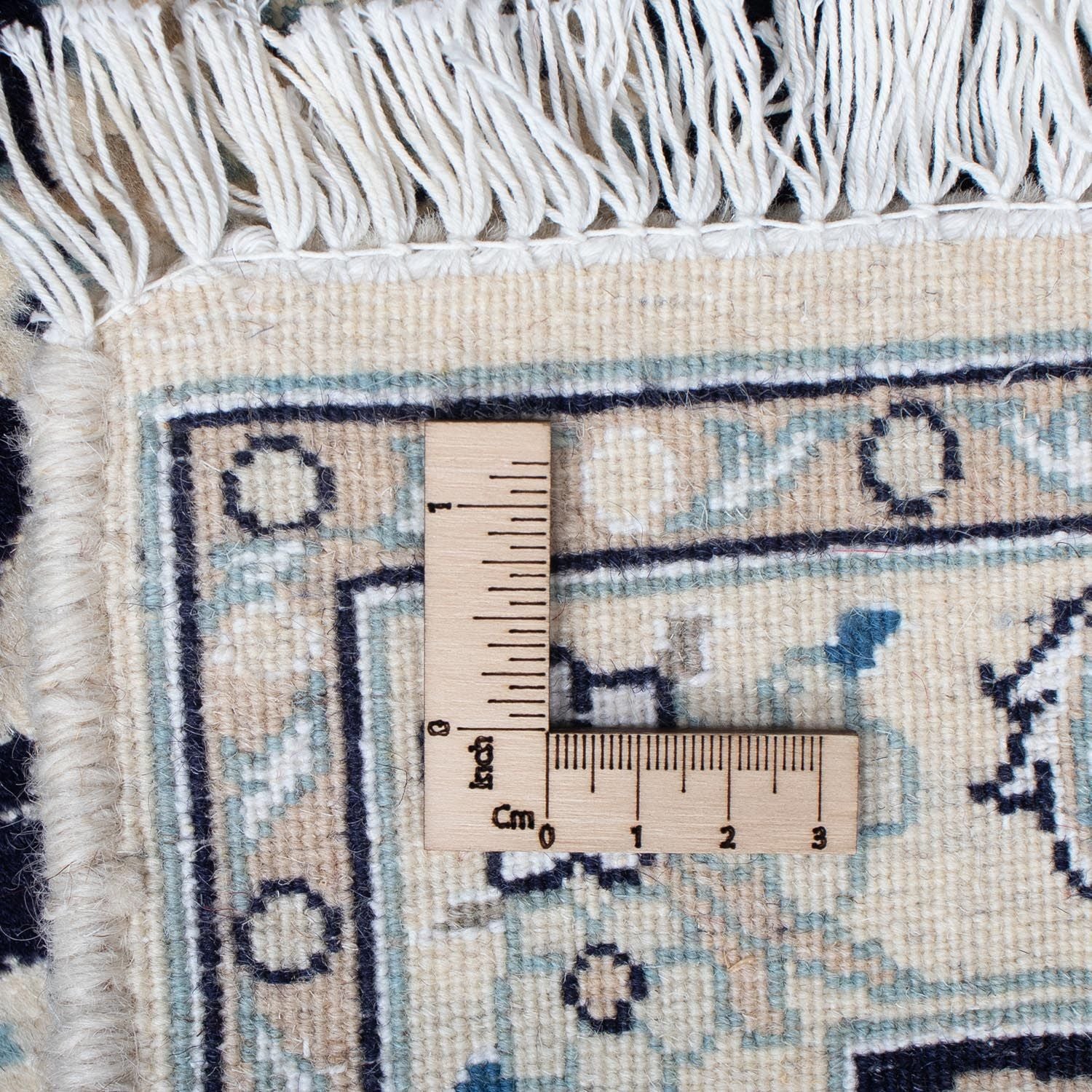 Perserteppich - Nain 85 x 55 cm - dunkelblau - Image 6