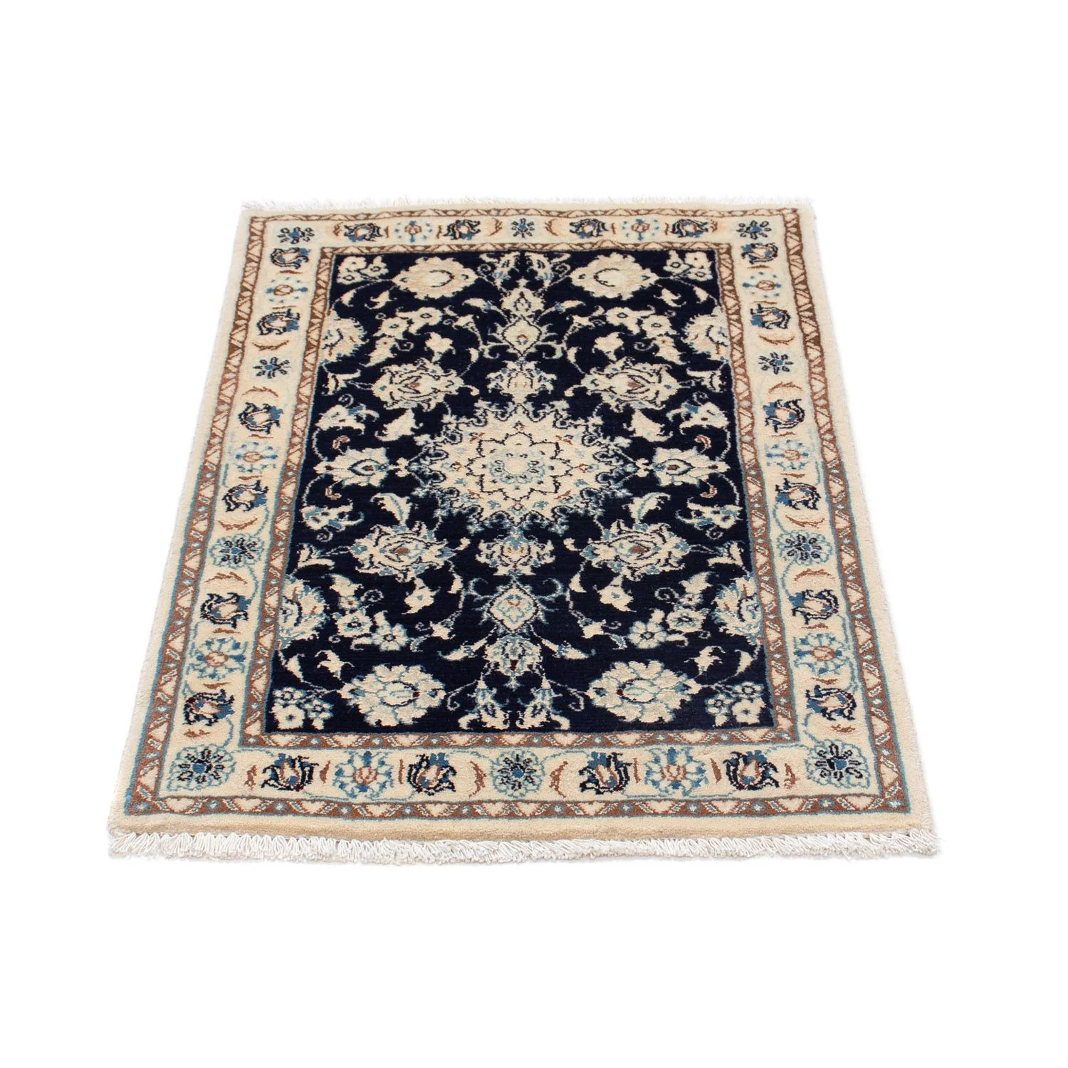 Perserteppich - Nain 85 x 55 cm - dunkelblau - Image 5