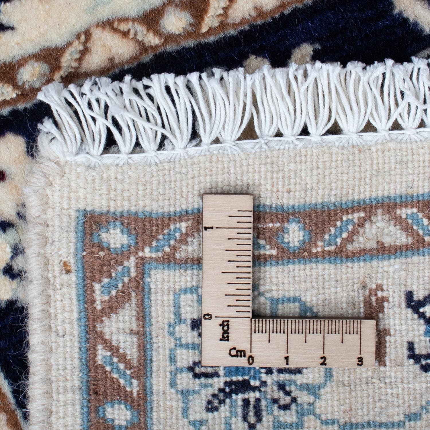 Perserteppich - Nain 85 x 55 cm - dunkelblau - Image 6