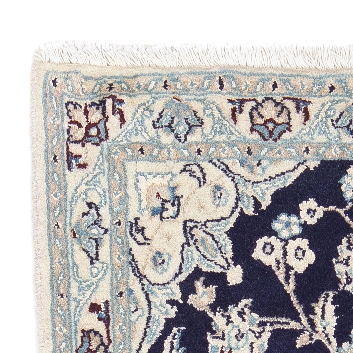 Perserteppich - Nain 85 x 55 cm - dunkelblau - Image 3