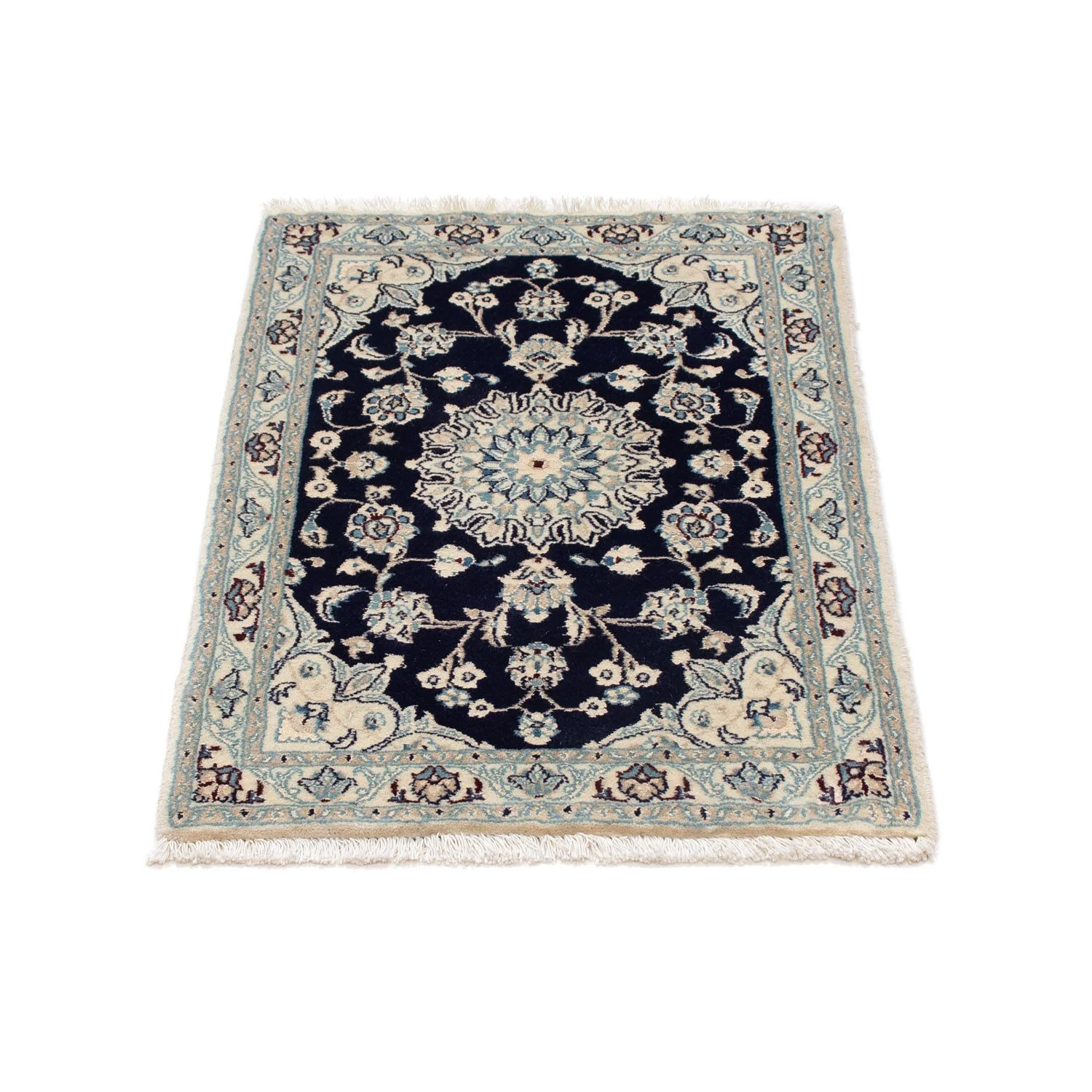 Perserteppich - Nain 85 x 55 cm - dunkelblau - Image 5