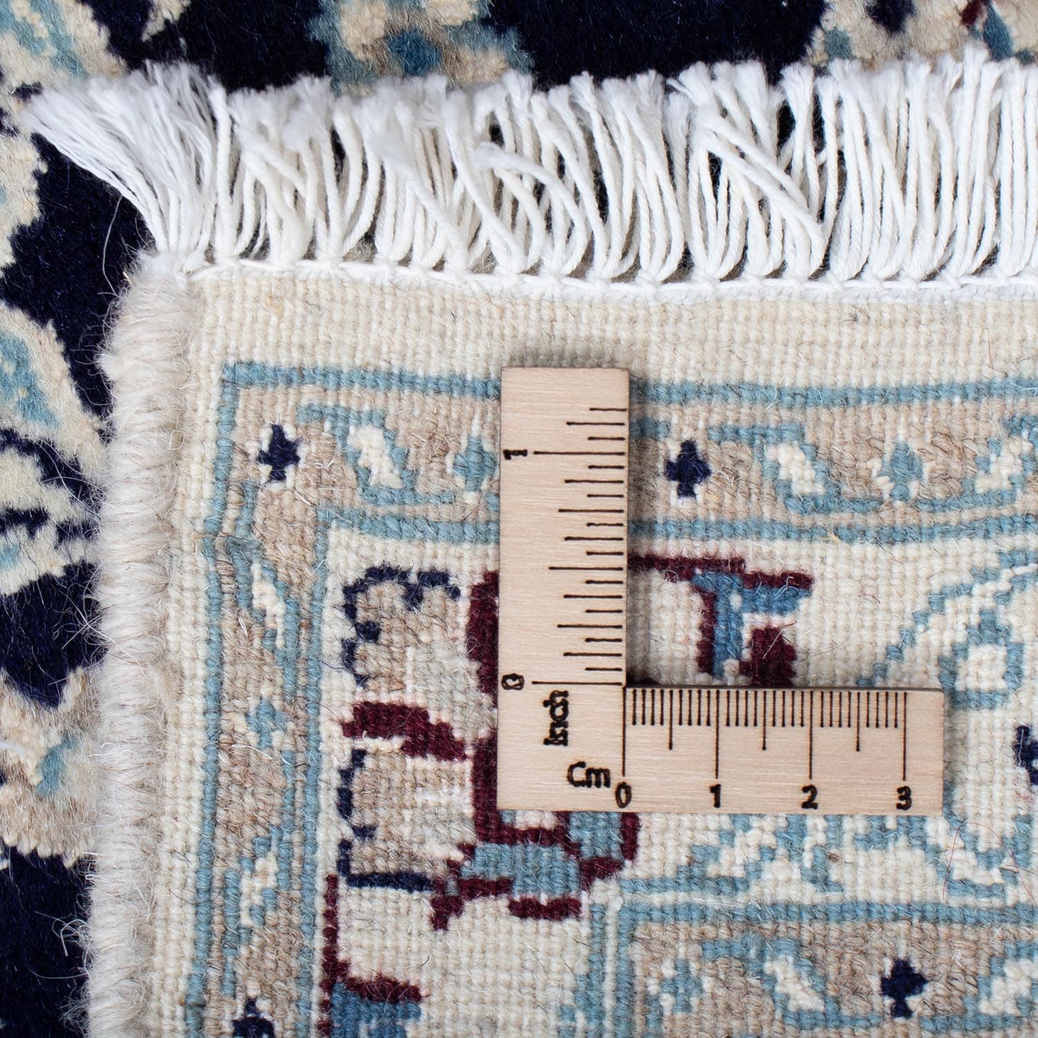 Perserteppich - Nain 85 x 55 cm - dunkelblau - Image 6