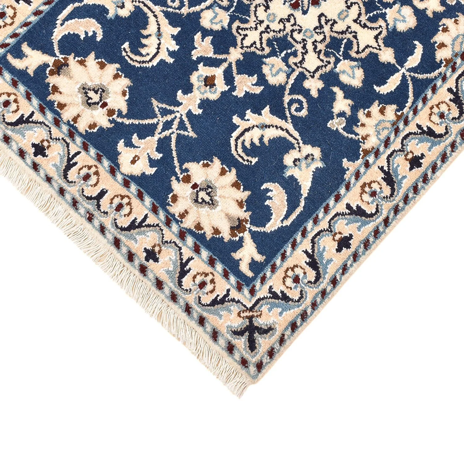 Perserteppich - Nain - 85 x 60 cm - blau - Image 2