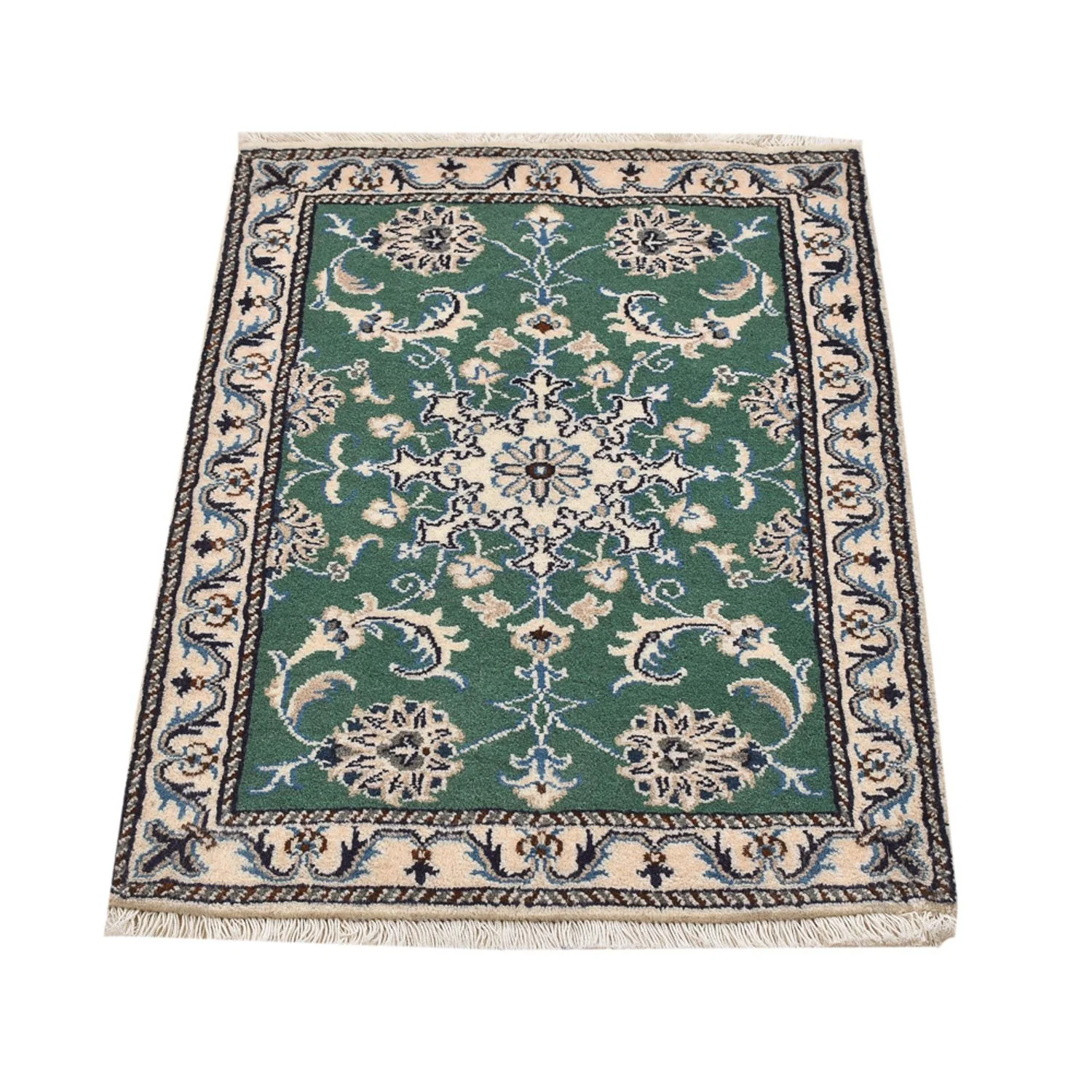Perserteppich - Nain - 87 x 60 cm - grün - Image 4