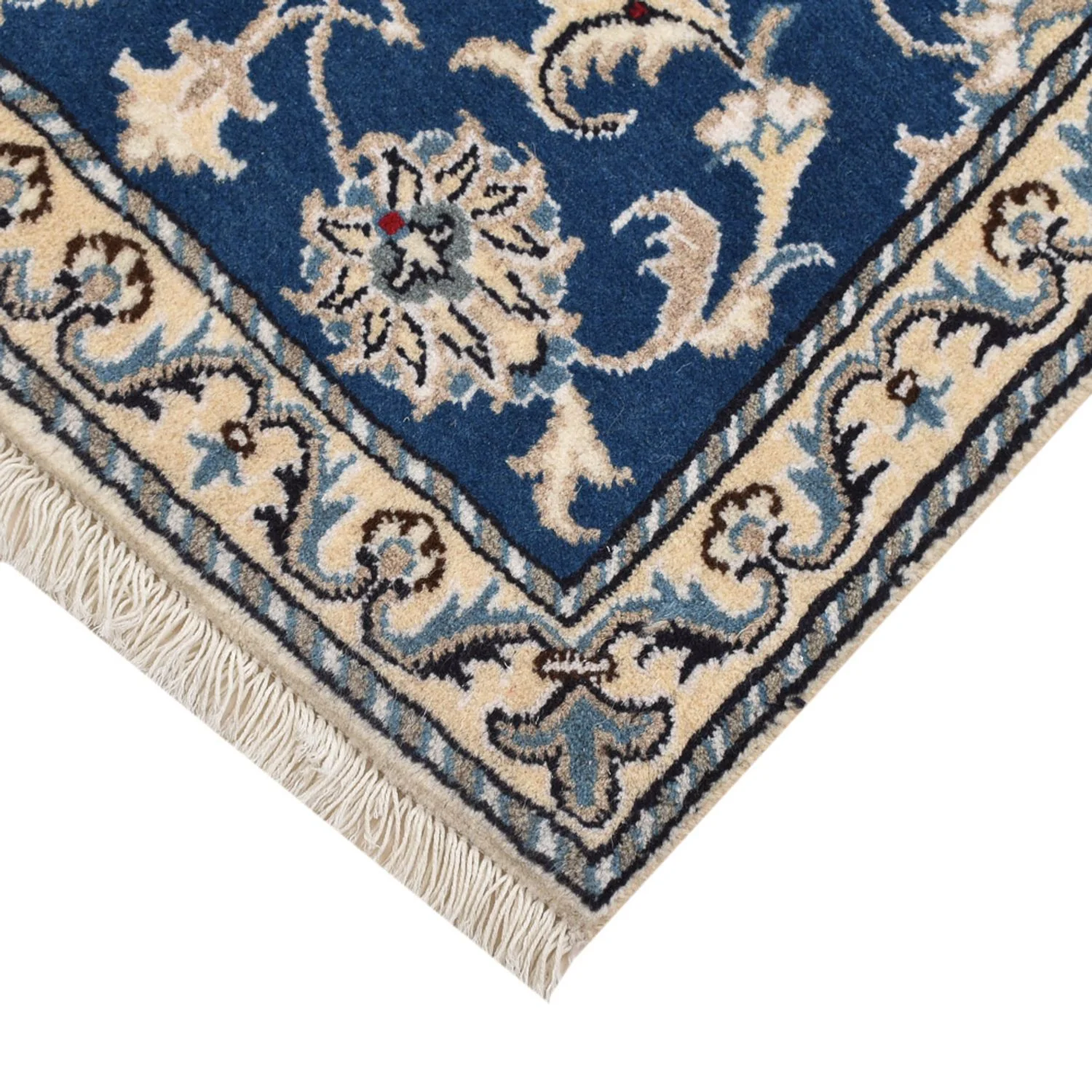 Perserteppich - Nain - 88 x 60 cm - blau - Image 2
