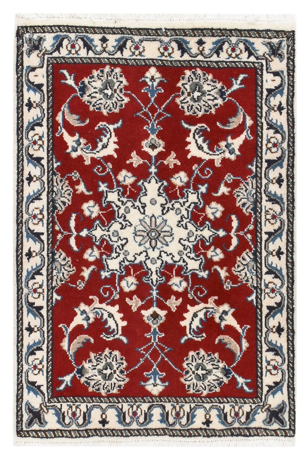 Perserteppich - Nain - 89 x 57 cm - rot