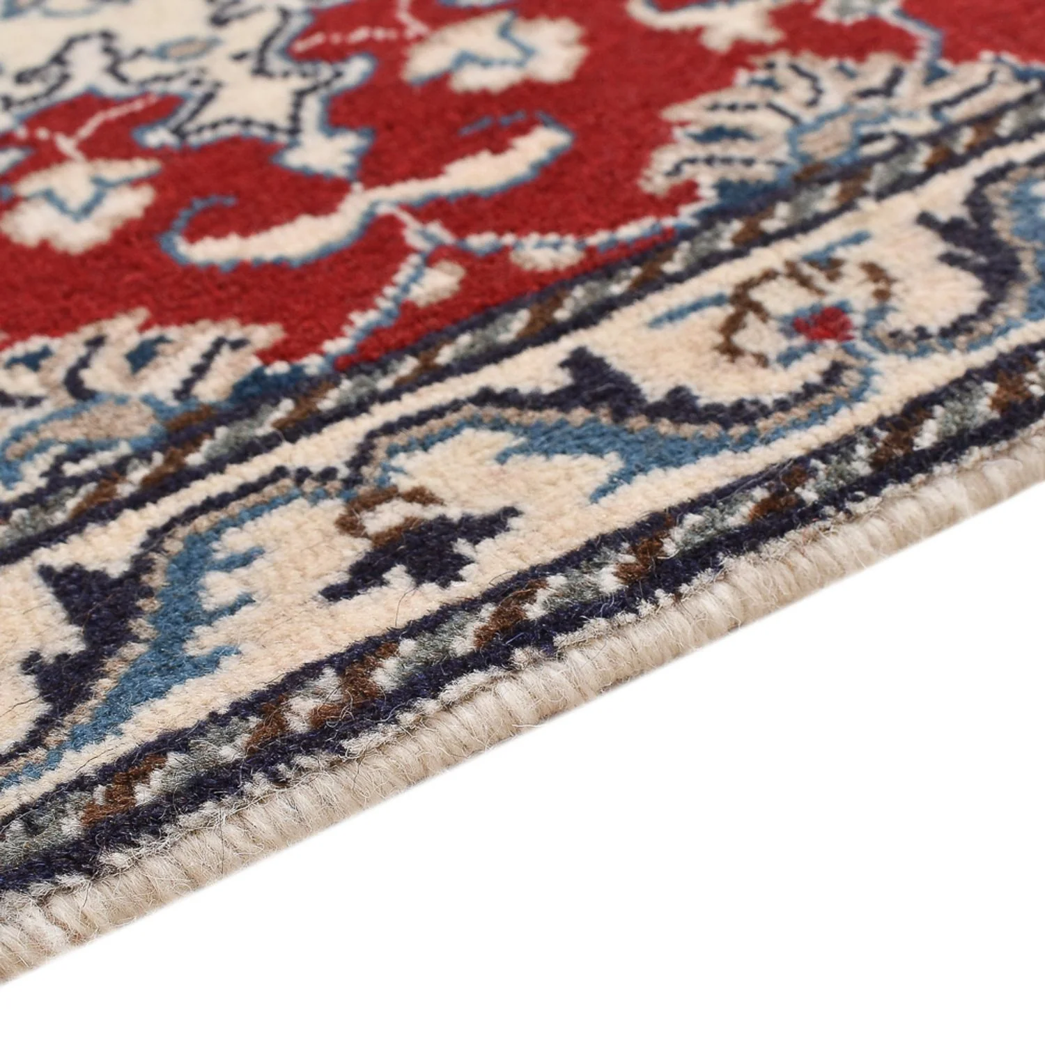 Perserteppich - Nain - 89 x 57 cm - rot - Image 3