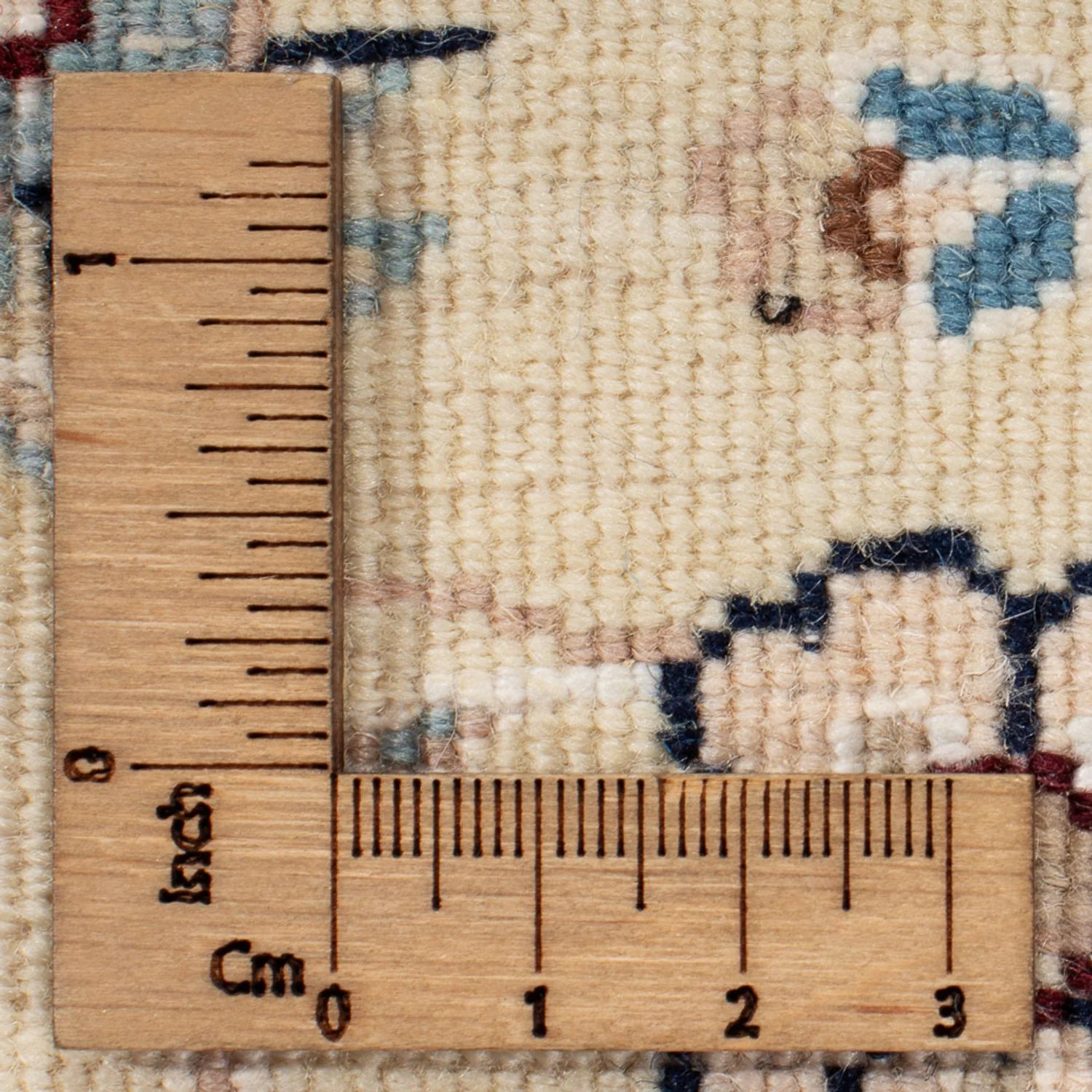 Perserteppich - Nain - 90 x 60 cm - beige - Image 6