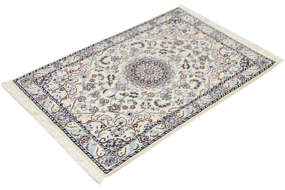 Perserteppich - Nain - 90 x 60 cm - creme - Image 2