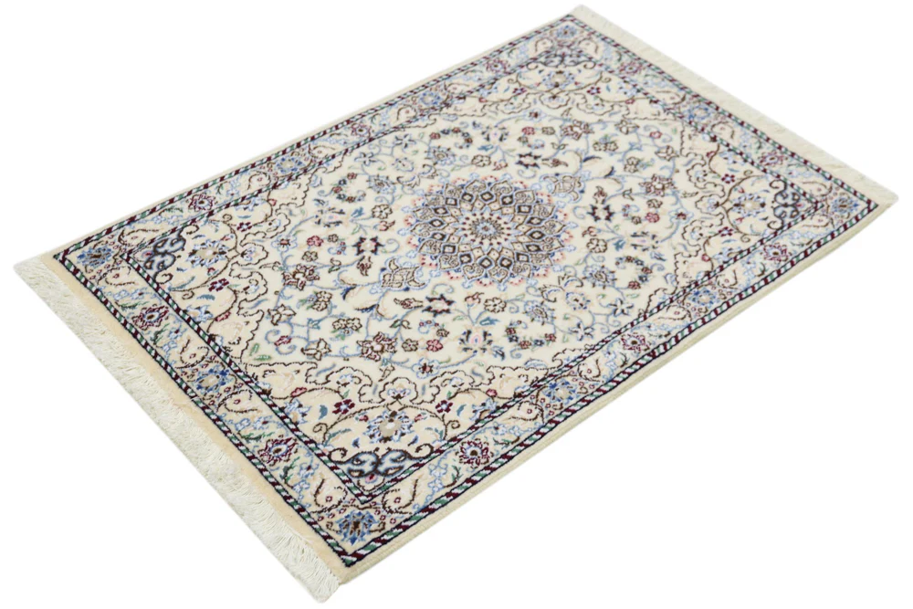 Perserteppich - Nain - 90 x 60 cm - creme - Image 3