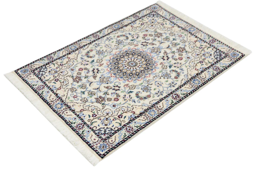 Perserteppich - Nain - 90 x 60 cm - creme - Image 2