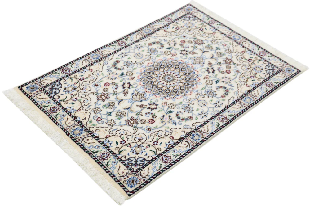 Perserteppich - Nain - 90 x 60 cm - creme - Image 3